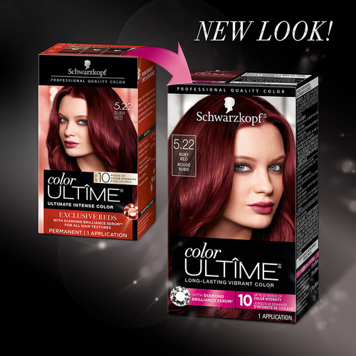 Tinte Para El Cabello Schwarzkopf Color Ultime 5.22 Ruby Red