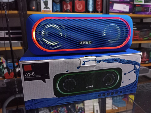 Imagen 5 de 6 de Parlante Bluetooth Luces Led Sonido Potente Extra Bateria