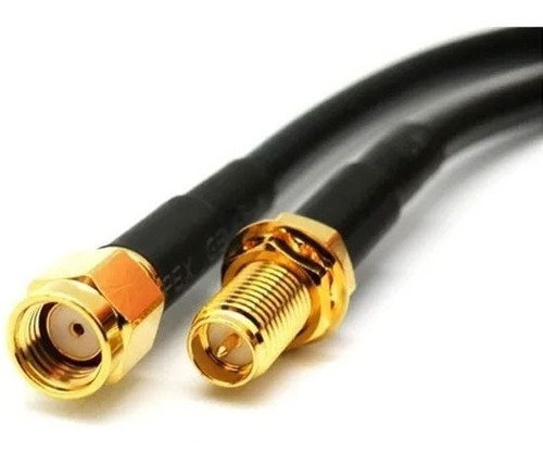 Cable Extension 15m Pigtail Rp Sma 15 Metros / Antena Wifi