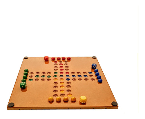 Juego De Mesa No Te Enojes Quoridor Mdf Barniz Livock Design