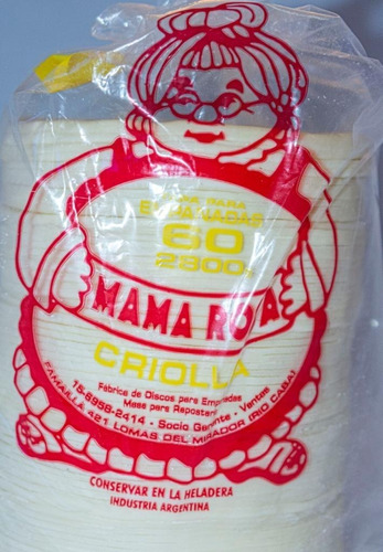 Tubos De Empanadas Criolla Y Hojaldre X 60 Unidades 14cm