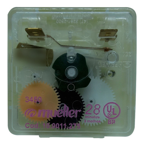 Timer Temporizador De Tanquinho Mueller 28 Minutos 3 Molhos