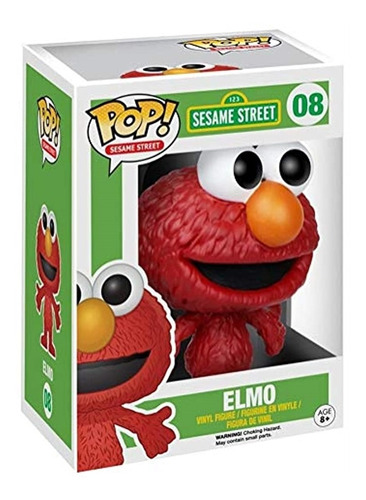 Muñecos Y Figuras De Acción Funko Barrio Sésamo Elmo Pop