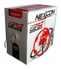 Cable Utp Out-door Cat5 10 Mts (negro) Nexcom