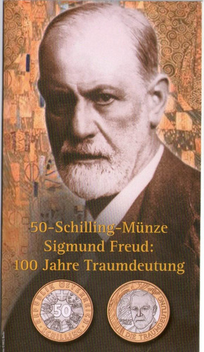Austria -  Sigmund Freud- 50 Shilling 2000 - Special Blister