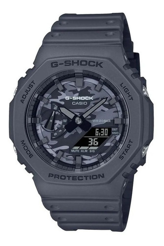 Reloj Casio G-shock Ga-2100ca-8a Fondo Camuflado Casio Centr