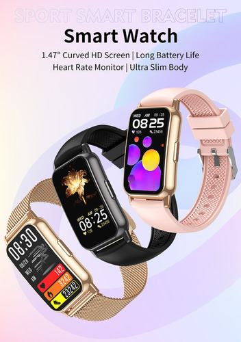 Pulsera Inteligente Smartwatch Ip67 De Mujer Para Xiaomi/ios