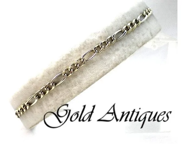 Pulsera De Oro 18 Kt Bicolor Unisex