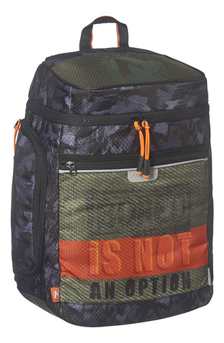 Mochila Backpack Photopack Nerf Primaria Camuflaje Color Verde Oscuro Diseño De La Tela Lisa