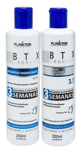  Plancton BTX Orghanic Kit Shampoo & Condicionador