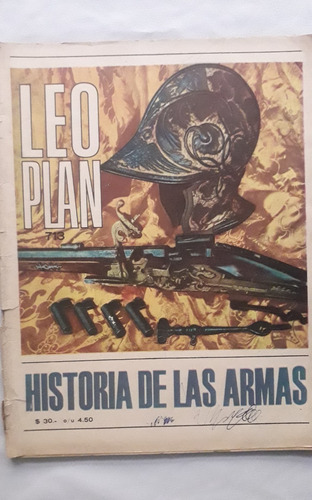Revista Antigua  ** Leoplan **  Tapa Historia De Las Armas