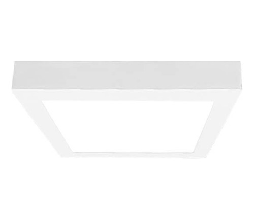 Panel Plafon Luz Led Aplicar Cuadrado 18w 21x21cm Demasled