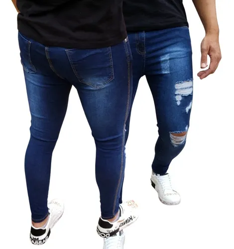 Cal as Jeans Masculino Super Skinny Justa Colada Ver o 2023