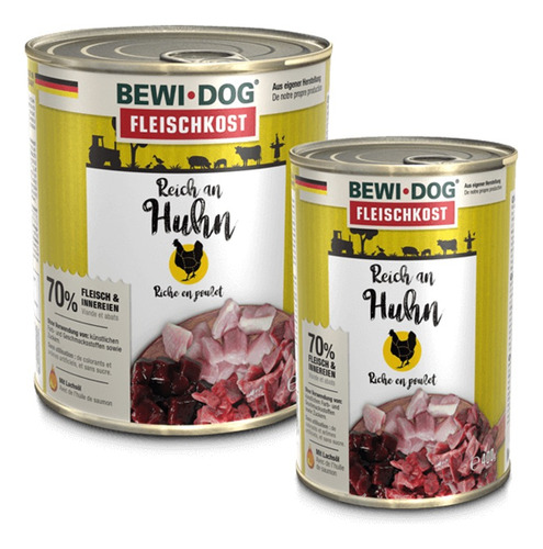 Bewi Dog® Lata Rico En Pollo 400grs Para Perros