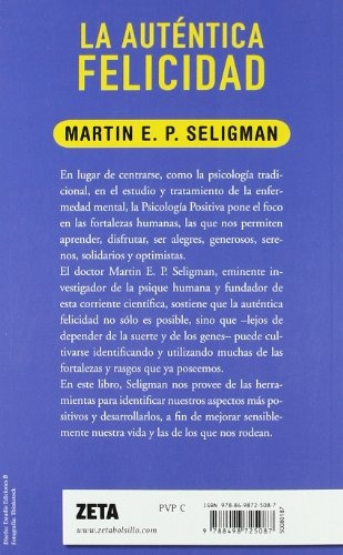 Book : La Autentica Felicidad (zeta / No Ficcion)  - Mart...