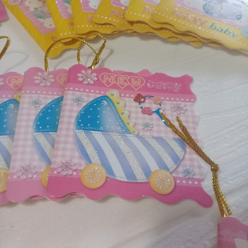 Lote 20 Tarjetitas Souvenirs Baby Shower Surtidas