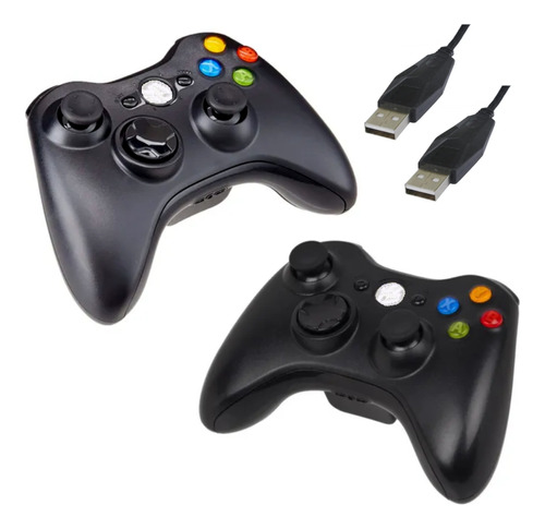 Combo X2 Joystick Xbox 360 Cable Usb. Original Microsoft®