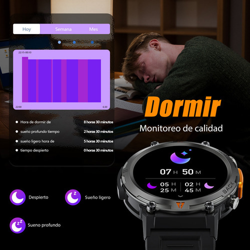 Para Eigiis Ke3 Smartwatch Reloj Inteligente Para Hombre