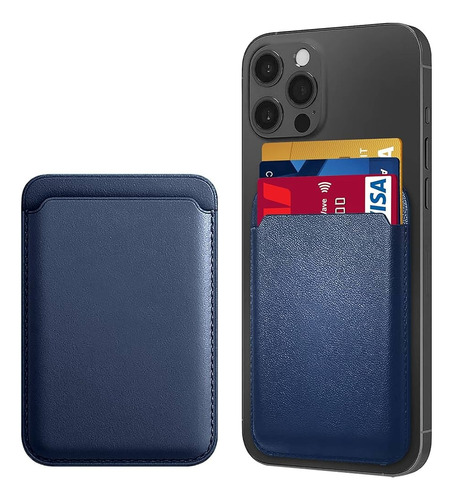 Billetera Wallet Compatible Con iPhone Magnética