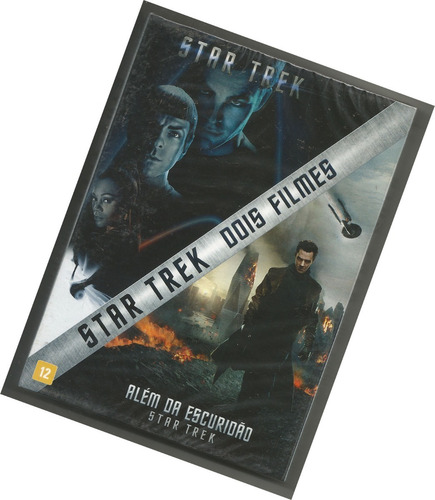 Star Trek Filmes 1 E 2 Com Chris Pine Dvd Duplo Lacrado