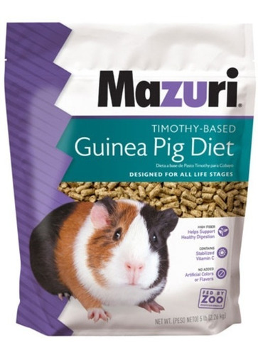 Mazuri Guinea Pig Diet 1kg Razas Mascotas