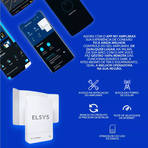 Kit 10 Unidades Amplimax Fit Elsys