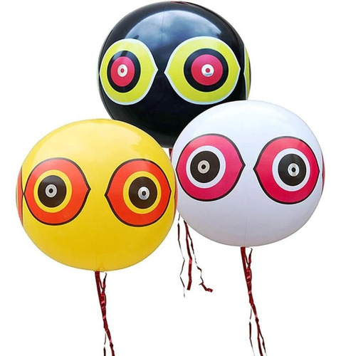 Globo Anti Aves , Elimina Palomas( Pack 3 Globos)