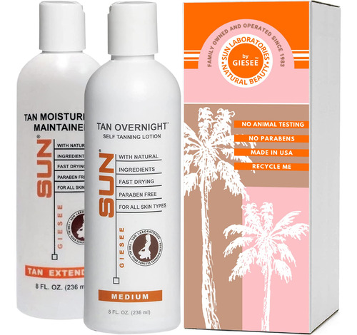 Sun Labs Loción Autobronceadora Y Extensor De Bronceado Pa.