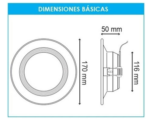 Spot Led Satinado 18w Para Empotrar 3 En 1 Plafon Bote 12cm