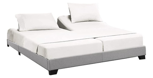 Juego De Sabanas Tamao King Divididas Para Cama Ajustable