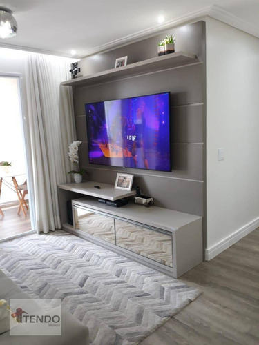Apartamento Com 3 Dormitórios À Venda, 88 M² Por R$ 500.000 - Parque São Vicente - Mauá/sp - Ap2266