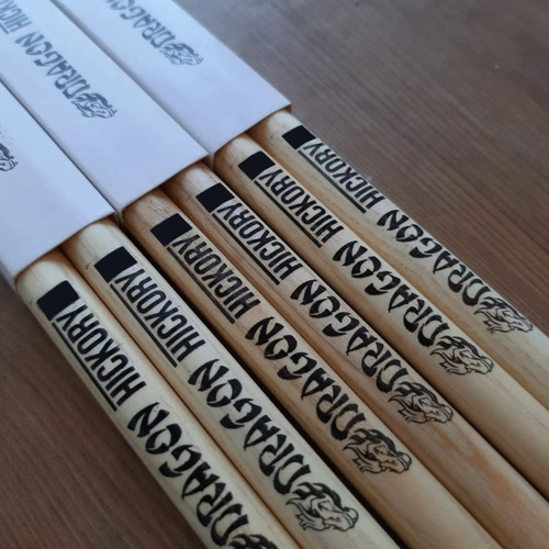 Kit 10 Pares De Baquetas Dragon Hickory C.ibañez