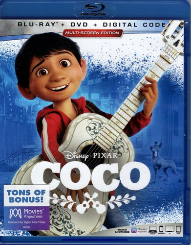 Coco Disney Pixar Pelicula Blu-ray