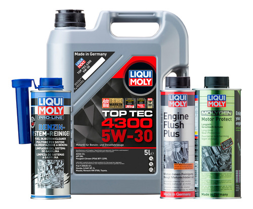 Paquete Top Tec 4300 5w30 Pro-line Liqui Moly +regalo