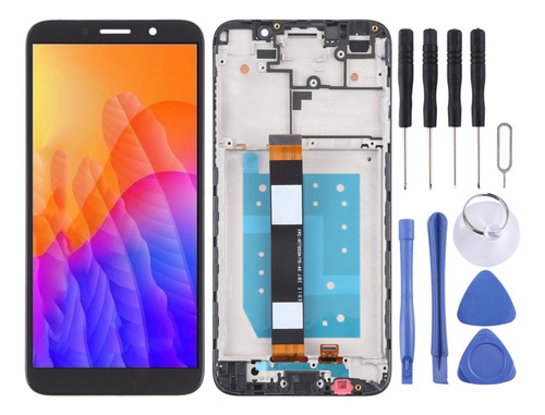 Pantalla Lcd Oem Con Marco For Huawei Y5p (negra)