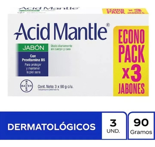Jabón Acid Mantle X 3 Unidades - g a $267