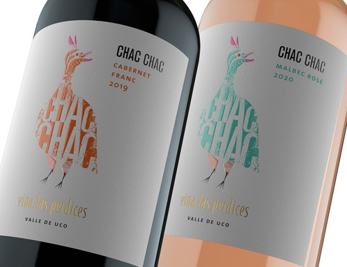 Chac Chac Cabernet Franc + Malbec Rosé +2 Vasos Cristal de Viña Las Perdices