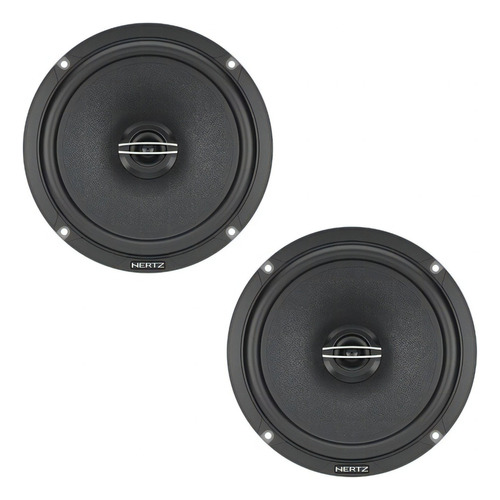 Alto Falante 6 Polegadas Hertz Linha Cento Cx165 Coaxial Cor Preto