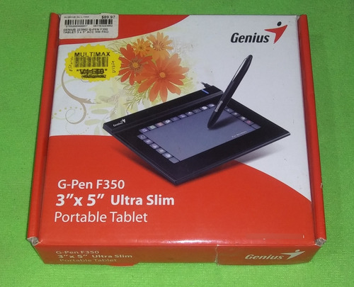 Genius G-pen F350 Tablet Ultra Slim Tableta Digitalizadora