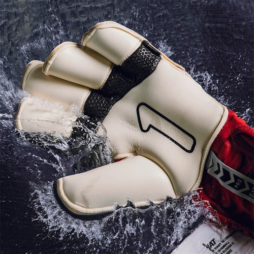 Imagen 2 de 6 de Guantes De Portero Kraken Spekter Pro Blanco/ Rojo