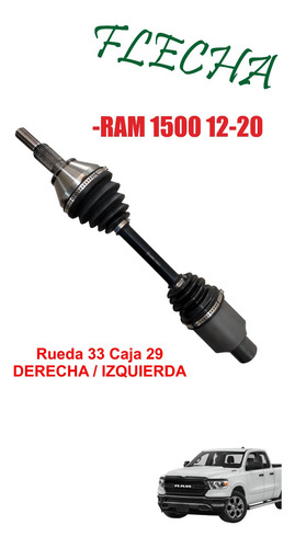 Flecha Completa Der/izq Ram1500 2012-13-14-15-16-17-18-19-20