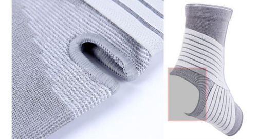 Tobillera Deportiva Compresion Anti Esquingce Tendinitis Tal Gris