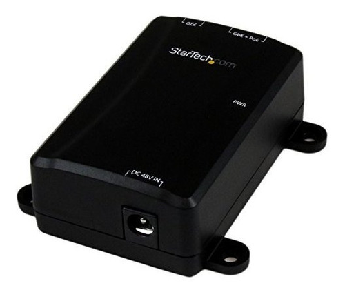 Startech.com 1 Puerto Gigabit Midspan - Inyector Poe + - 802