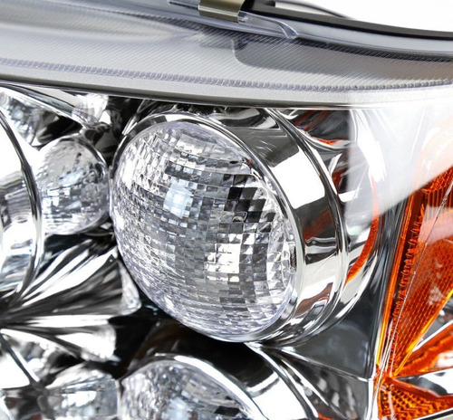 Honda Accord 1994 - 1997 Juego Faros Con Ojo De Angel Cromad