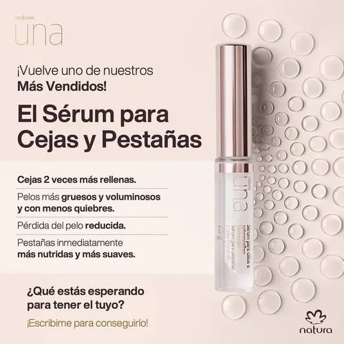 Natura Una Serum Para Pestañas Y Cejas Extremific 4g Vegano