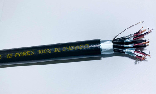 10 Metros Manguera Cable Multipar 12 Pro Pares Vias Fabrica