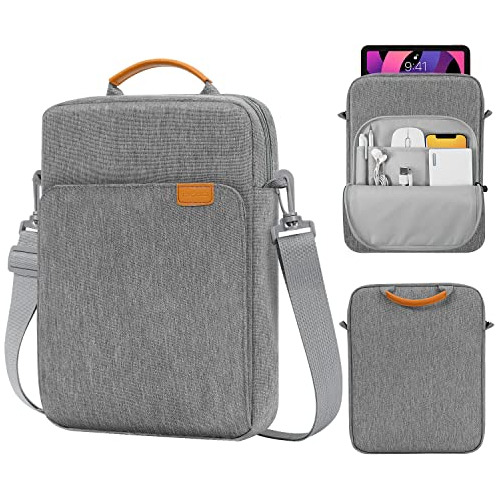 Bolso De Hombro Para Tablets iPad Samsung 11 PuLG Moko Gris