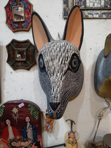 Mascara Decorarativa En Madera ,chané. Tuyunti Artesanias.