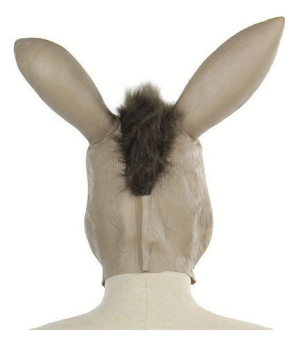 Máscara De Látex De Burro Com Boca Shrek