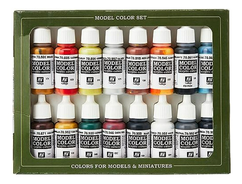 Set De Pintura Modelo Color - Wwii Colores Alemanes.